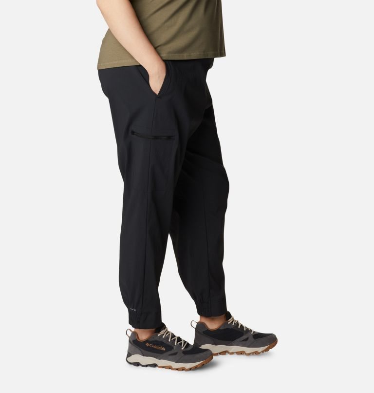 Women's Columbia On The Go Jogger Black | Plus Size CA-F56C8